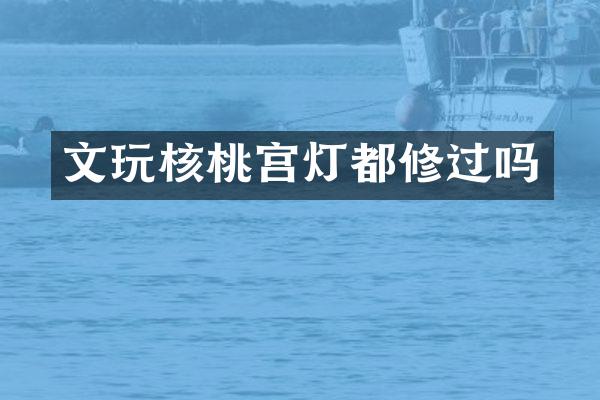 文玩核桃宫灯都修过吗