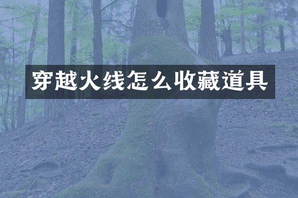 穿越火线怎么收藏道具