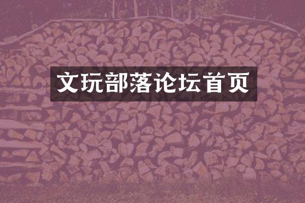 文玩部落论坛首页