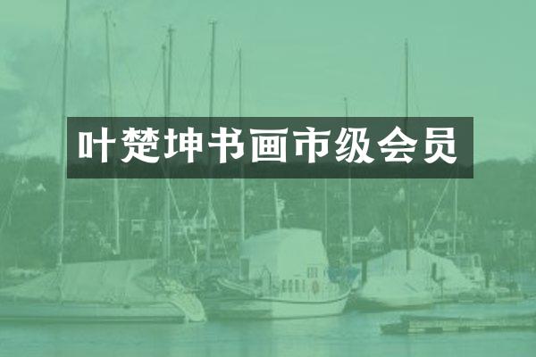 叶楚坤书画市级会员