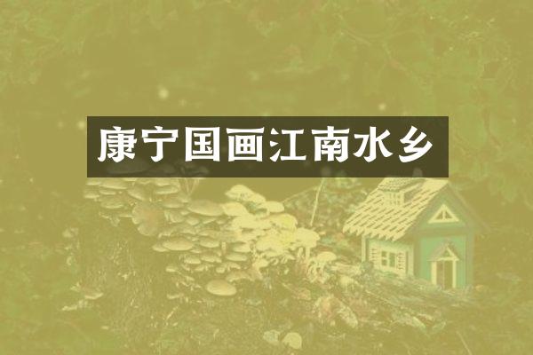 康宁国画江南水乡
