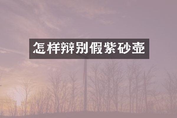 怎样辩别假紫砂壶