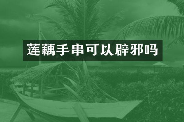 莲藕手串可以吗