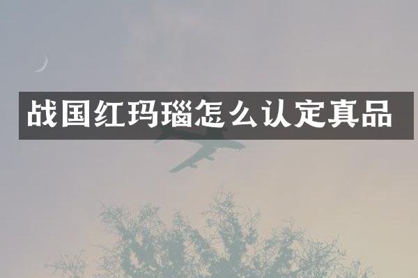 战国红玛瑙怎么认定真品