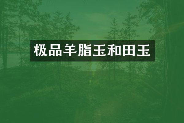 羊脂玉和田玉