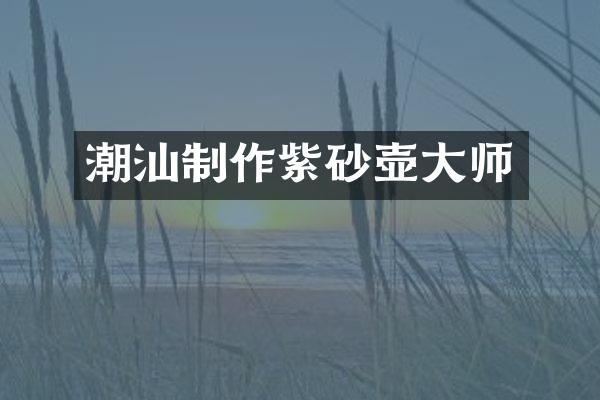 潮汕制作紫砂壶大师