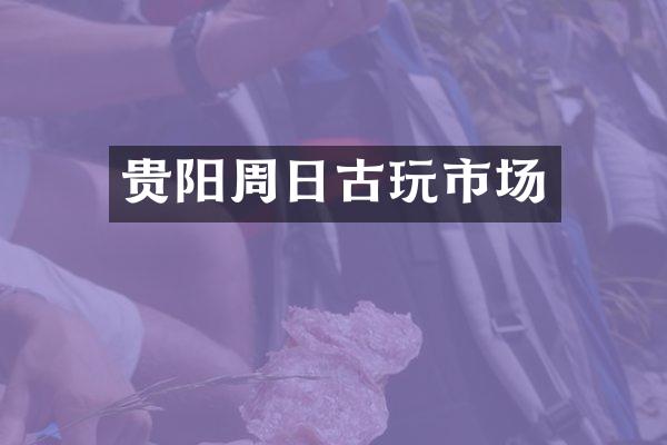 贵阳周日古玩市场
