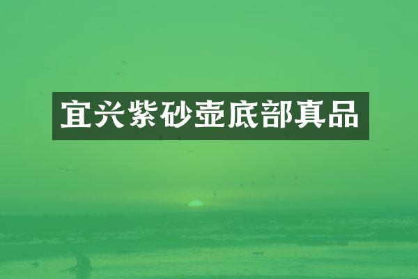 宜兴紫砂壶底部真品