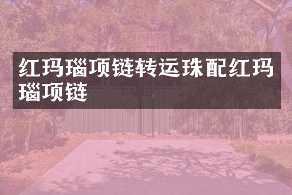 红玛瑙项链转运珠配红玛瑙项链