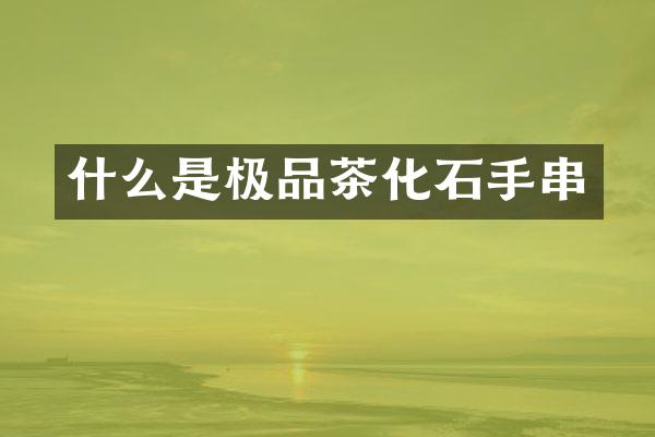 什么是茶化石手串