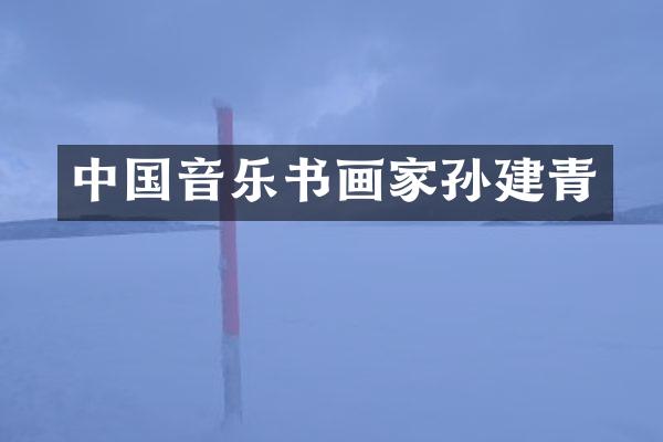 中国音乐书画家孙建青