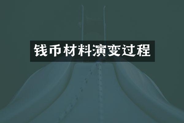 钱币材料演变过程