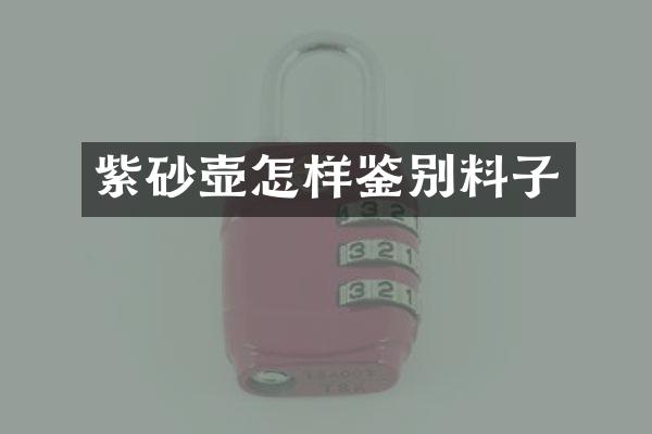 紫砂壶怎样鉴别料子