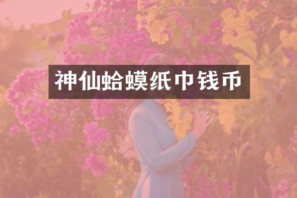 神仙蛤蟆纸巾钱币