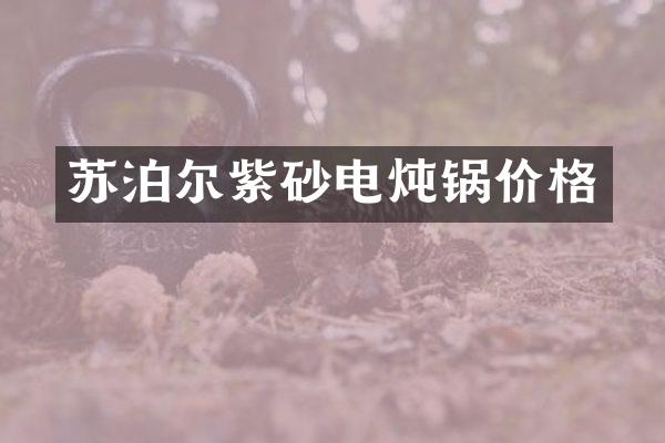 苏泊尔紫砂电炖锅价格