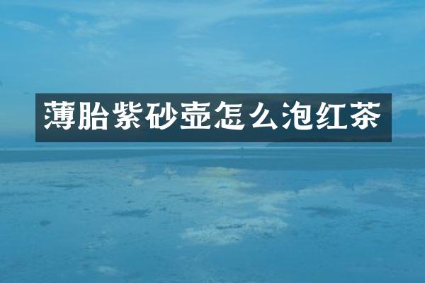 薄胎紫砂壶怎么泡红茶