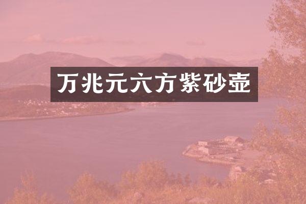 万兆元六方紫砂壶