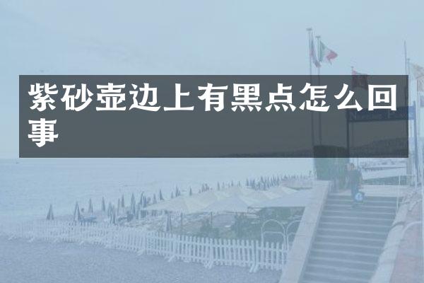 紫砂壶边上有黑点怎么回事