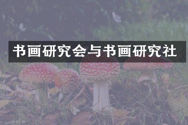书画研究会与书画研究社