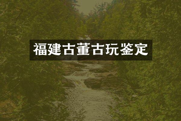 福建古董古玩鉴定