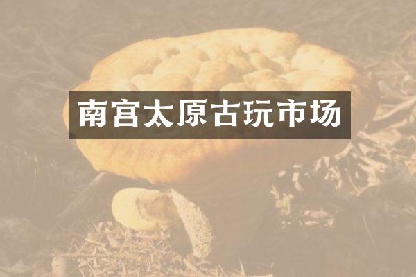 南宫太原古玩市场