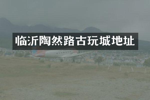 临沂陶然路古玩城地址