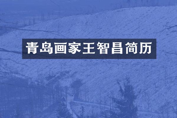 青岛画家王智昌简历