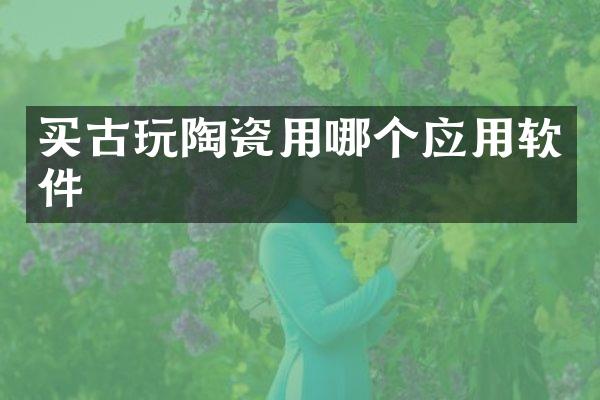 买古玩陶瓷用哪个应用软件