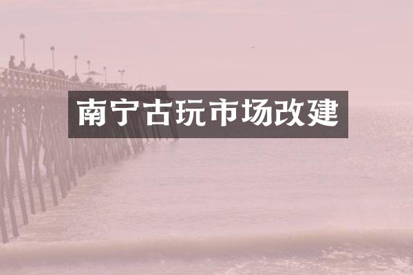 南宁古玩市场改建