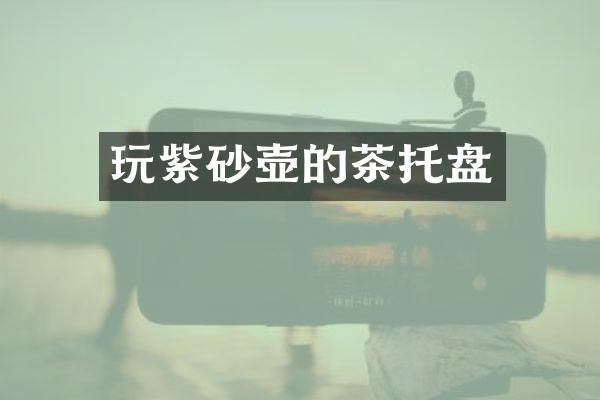 玩紫砂壶的茶托盘