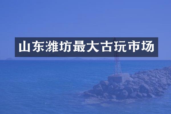 山东潍坊最大古玩市场