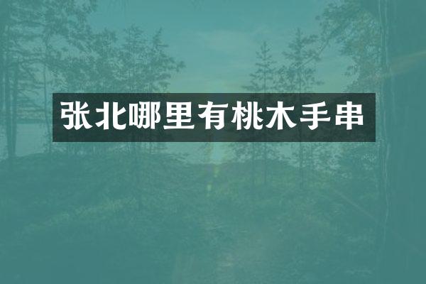 张北哪里有桃木手串