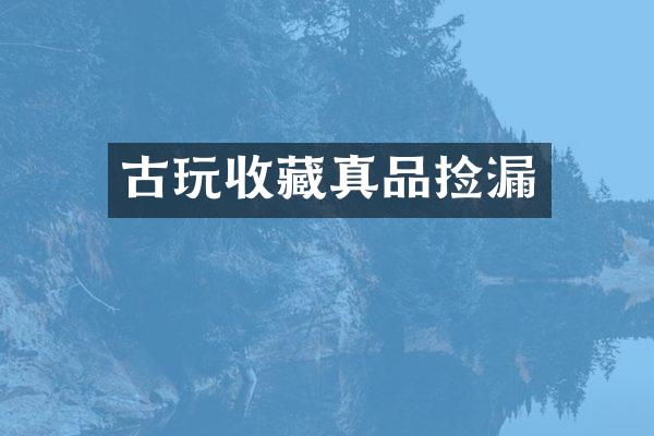 古玩收藏真品捡漏