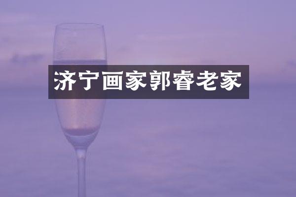 济宁画家郭睿老家