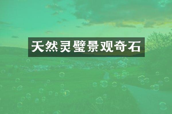天然灵璧景观奇石