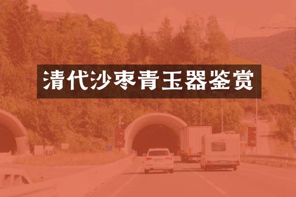 清代沙枣青玉器鉴赏