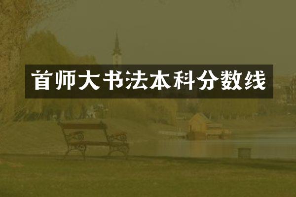 首师大书法本科分数线