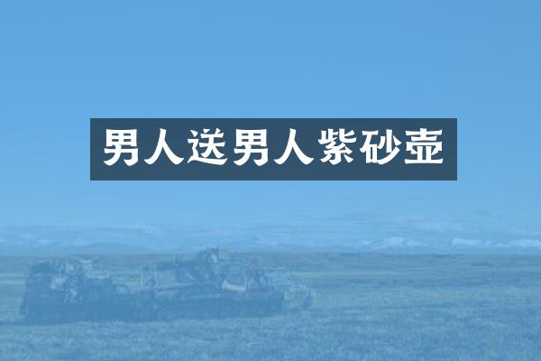 男人送男人紫砂壶