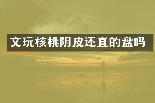 文玩核桃阴皮还直的盘吗