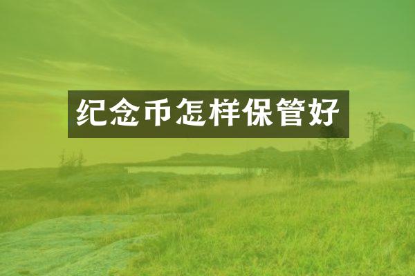 纪念币怎样保管好