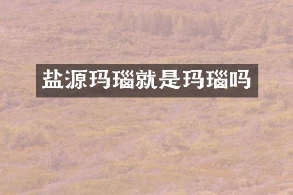 盐源玛瑙就是玛瑙吗