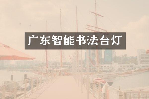 广东智能书法台灯
