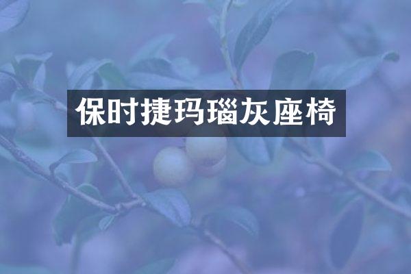 保时捷玛瑙灰座椅
