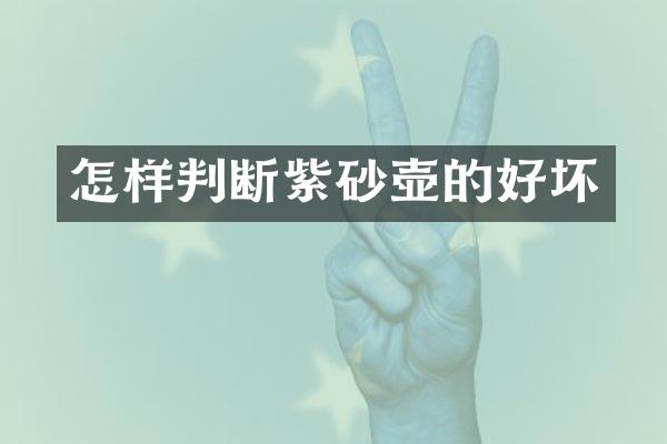 怎样判断紫砂壶的好坏