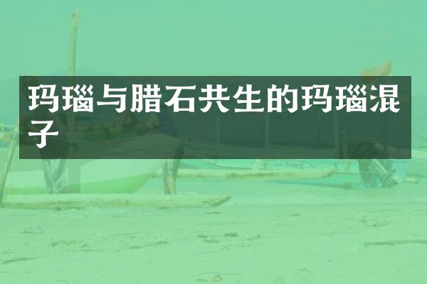 玛瑙与腊石共生的玛瑙混子