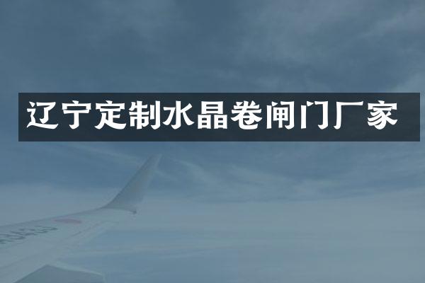 辽宁定制水晶卷闸门厂家