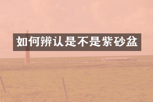 如何辨认是不是紫砂盆