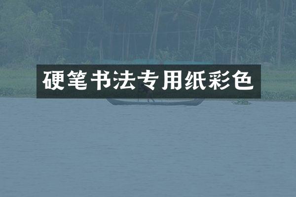 硬笔书法专用纸彩色