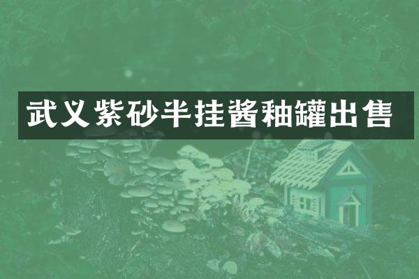 武义紫砂半挂酱釉罐出售