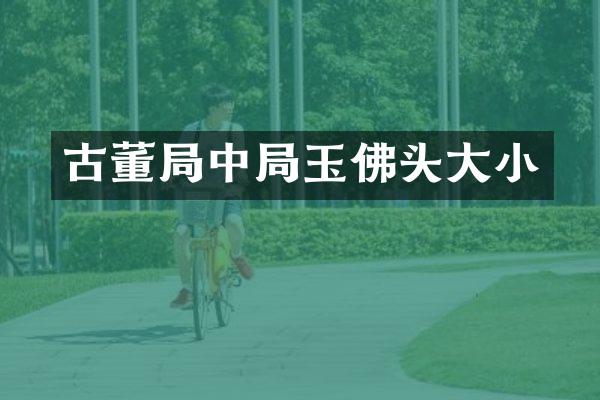 古董局中局玉佛头大小